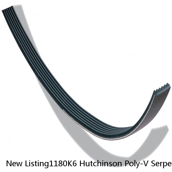 New Listing1180K6 Hutchinson Poly-V Serpentine Belt Free Shipping Free Returns 6K 1180