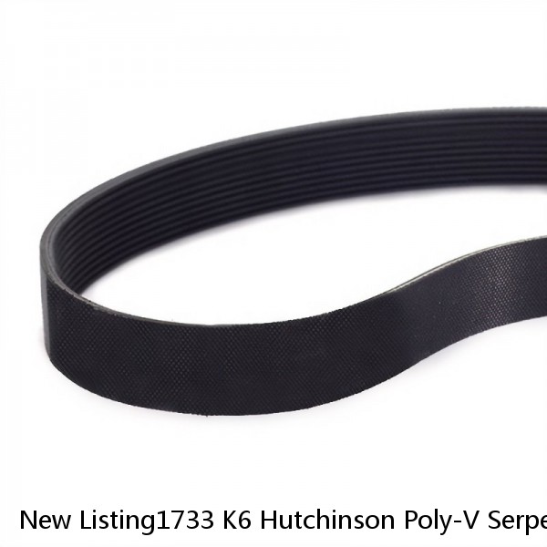New Listing1733 K6 Hutchinson Poly-V Serpentine Belt Free Shipping Free  6 PK 1733