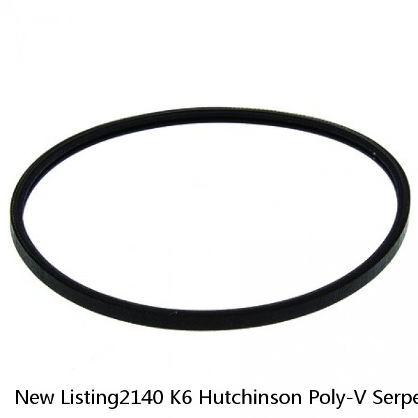 New Listing2140 K6 Hutchinson Poly-V Serpentine Belt Free Shipping Free Returns 6K 2140
